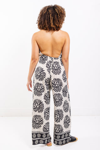 Palm Noir Jumpsuit