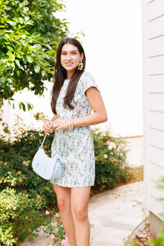 Whispering Petals Mini Dress