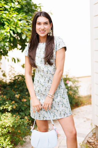 Whispering Petals Mini Dress