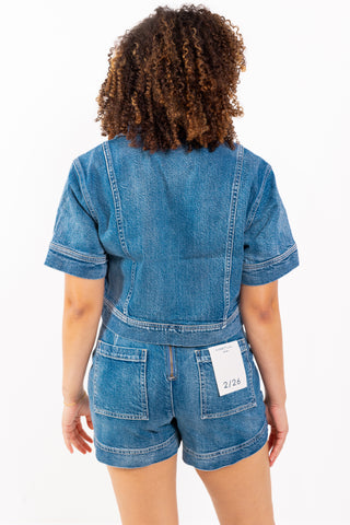 Blue Crush Crop Top