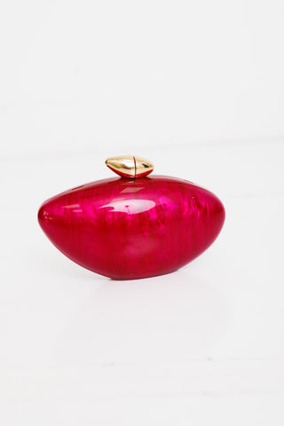 Ruby Luxe Clutch
