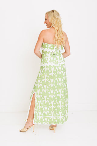 Capri Coast Strapless Maxi Dress