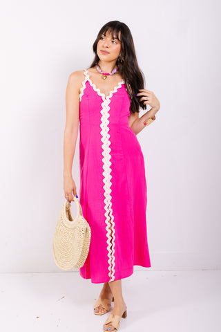 Palm Beach Maxi Dress, Pink