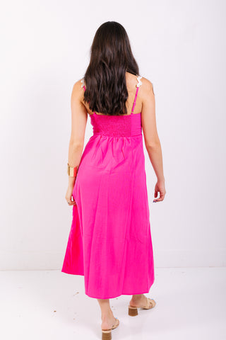 Palm Beach Maxi Dress, Pink