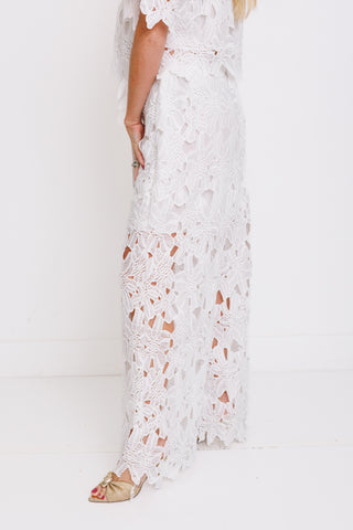 Coastal Lace Palazzo Pants