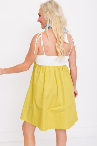 Olive Grove Mini Dress