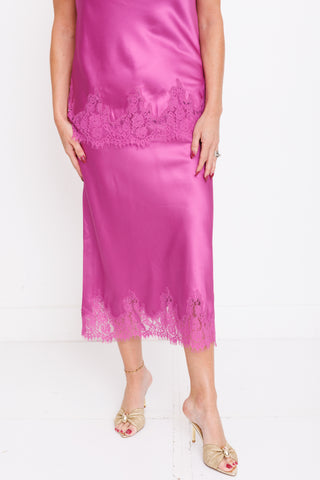 Luxe Blush Skirt, MAGENTA
