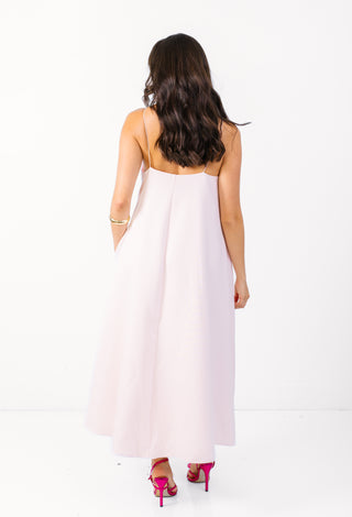 ENDLESS ROSE: Godet Voluminous Midi Dress