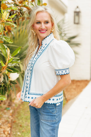 Seaside Sophistication Blouse