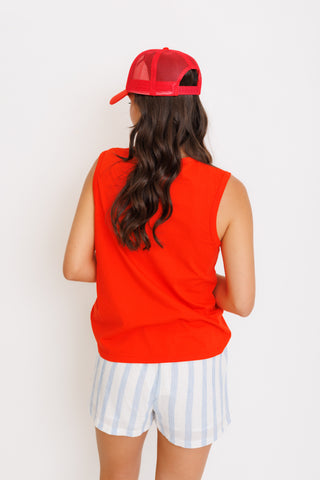 ZSUPPLY: Flag Patch Muscle Tank