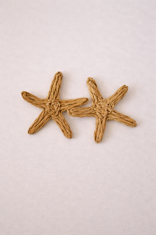 Sable Star Earring, BROWN