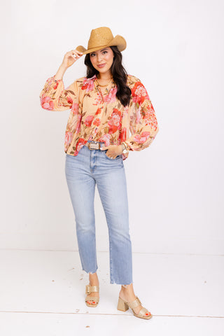 Summer Spritz Top, AMBER RED
