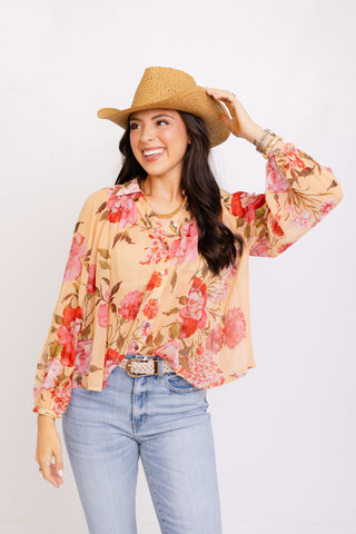 Summer Spritz Top, AMBER RED