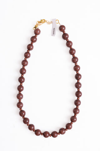 Enlightened Horizon Necklace, BROWN