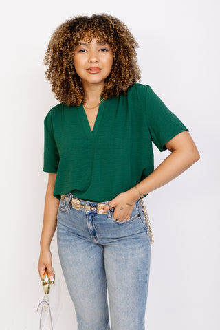Verona Top, GREEN