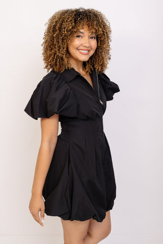 High Stakes Dress, BLACK