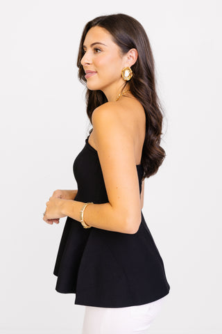 Pier Cafe Top, BLACK