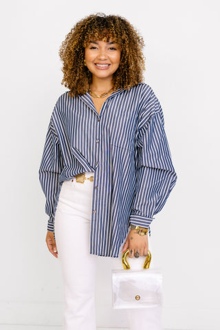 Superficial Top, DARK BLUE