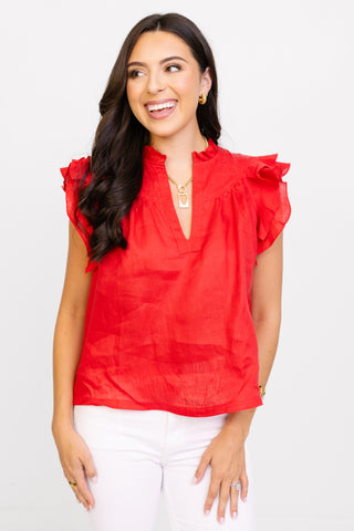 Sweet Lifestyle Top, RED