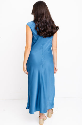 Silvana Bias Cut Midi Dress