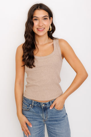 ZSUPPLY: Rowe Tank, HEATHER ASH