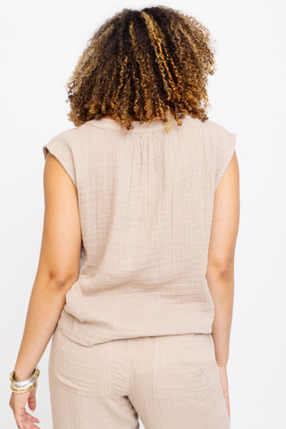 ZSUPPLY: Cliffside Airy Top, ICED COFFEE