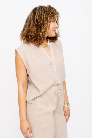 ZSUPPLY: Cliffside Airy Top, ICED COFFEE