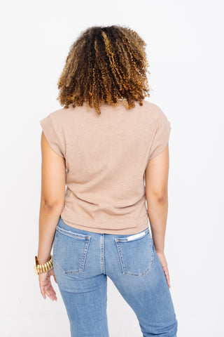 ZSUPPLY: Camino Slub Top, ICED COFFEE