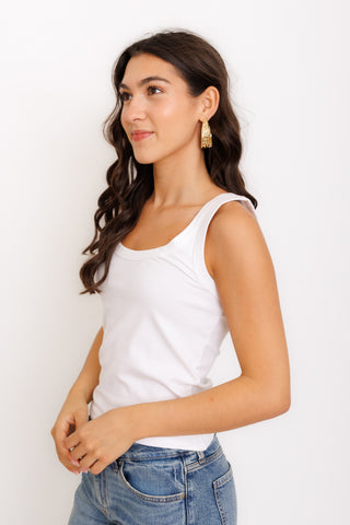 ZSUPPLY: Rowe Scoop Tank, WHITE