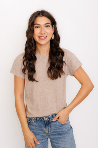 ZSUPPLY: Modern Slub Tee, HEATHER ASH