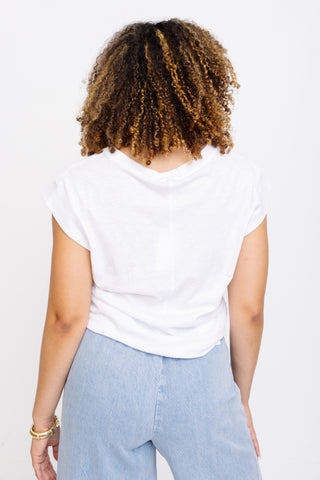 ZSUPPLY: Camino Slub Top, WHITE