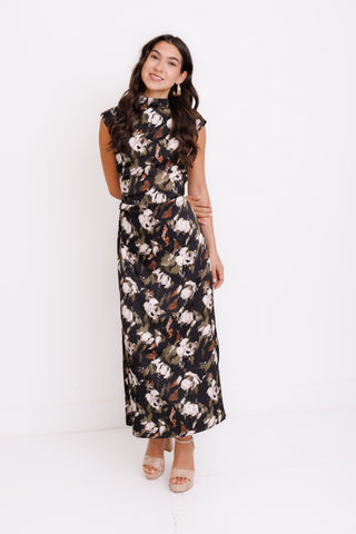 Terra Bloom Midi Dress