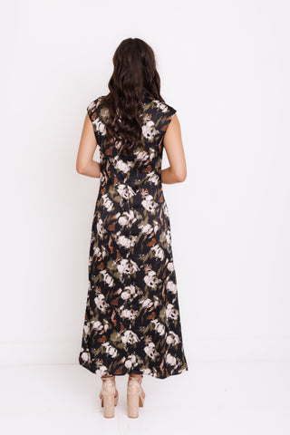 Terra Bloom Midi Dress
