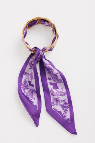 Geaux Scarf Cuff Bracelet