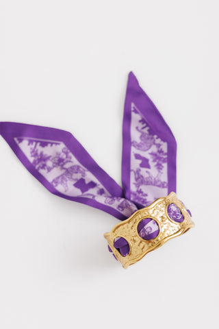 Geaux Scarf Cuff Bracelet