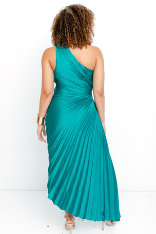 Shimmering Night Dress, EMERALD
