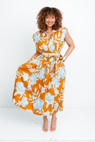Garden Soiree Midi Dress
