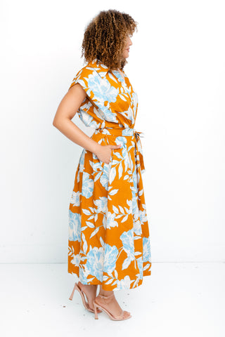 Garden Soiree Midi Dress