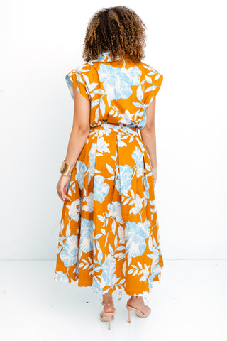 Garden Soiree Midi Dress