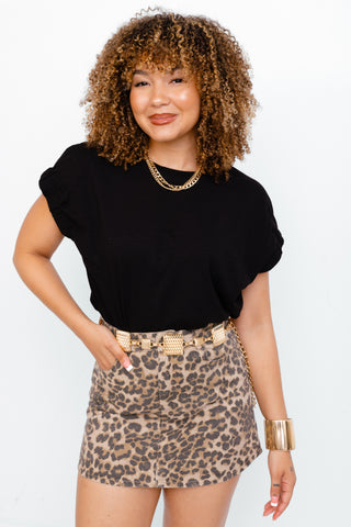 Sweet Statement Top, BLACK