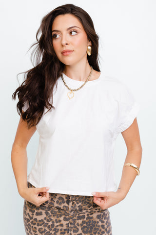 Sweet Statement Top, WHITE