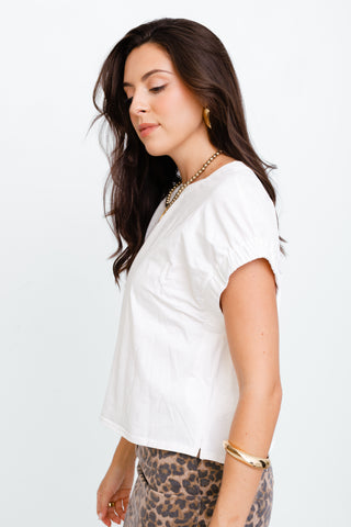 Sweet Statement Top, WHITE