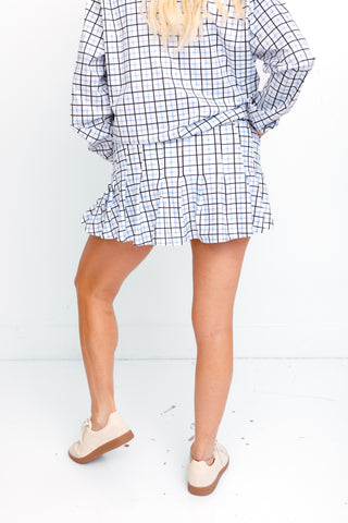 SMITH& QUINN: Grey  Pleated Skort