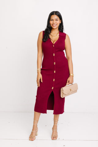 Hidden Attraction Midi Dress