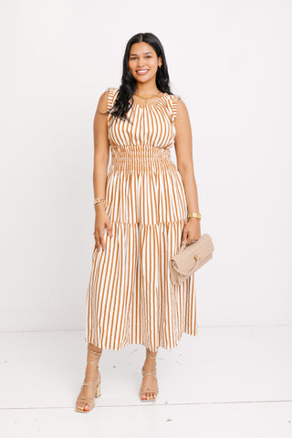 THML: Fall Tier Maxi Dress