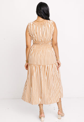 THML: Fall Tier Maxi Dress