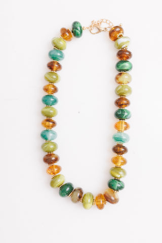 The Solaria Necklace, GREEN MULTI