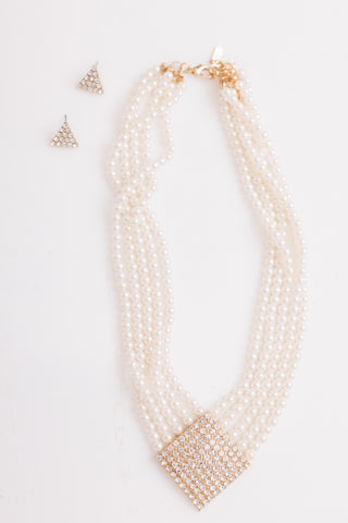 The Vera Pavé Pearl Set