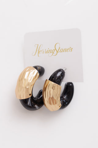 Onyx Earring, BLACK