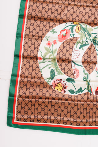 The Giverny Scarf, BROWN